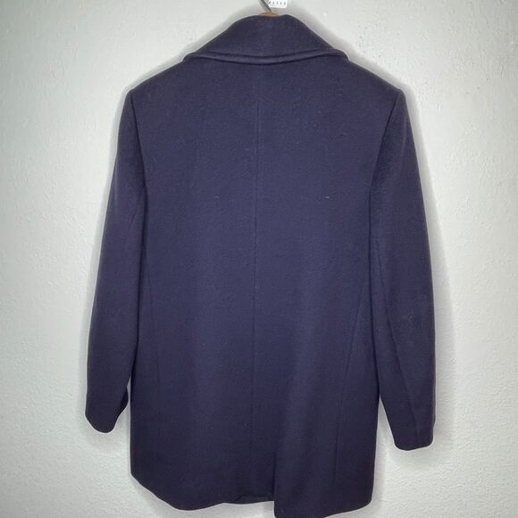 Talbot's Navy Wool Coat - Picture 3 of 7